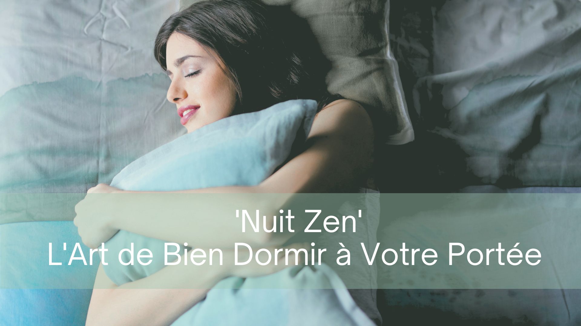 Femme qui dort sereinement